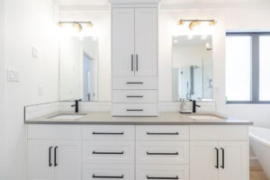 double vanity in owners suite
